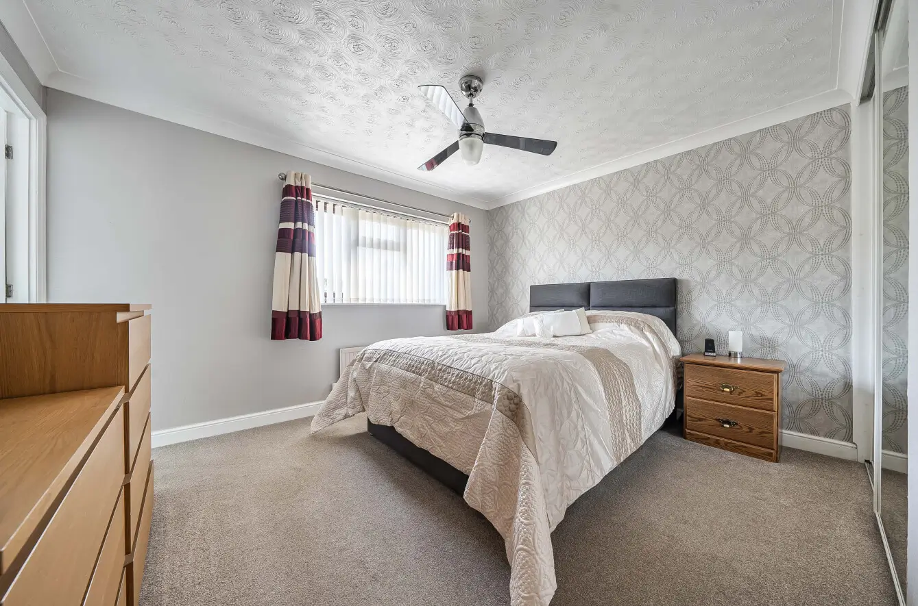 Image of the main bedroom in a property for sale in Barnard Close Eynesbury St Neots